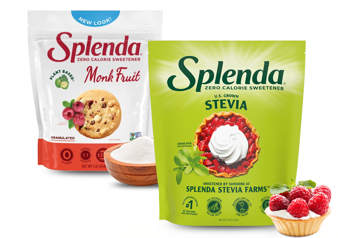 Splenda Monk Fruit & Splenda Stevia Pouches