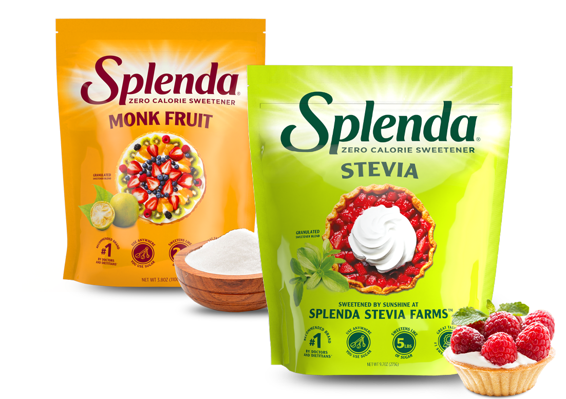 Splenda Monk Fruit & Splenda Stevia Pouches